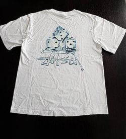 Stussy Ice Dice Graphic T-Shirt White