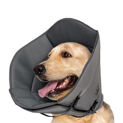 SUMREA Soft Dog Cone for Medium Large Dogs After Surgery, Calming Collar for Dogs, Adjustable Dog Cone Collar, Protective Elizab👍🆕Reg. Retail $32.99