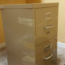  Metal Filing Cabinet. 2 Drawer