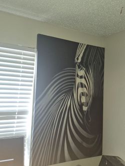 Big painting for Zebra