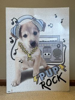 FREE Puppy Poster For Kids Room