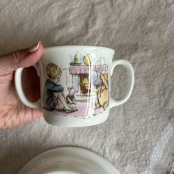 Collectible Winnie The Pooh Bowl And Cup By Royal Doulton