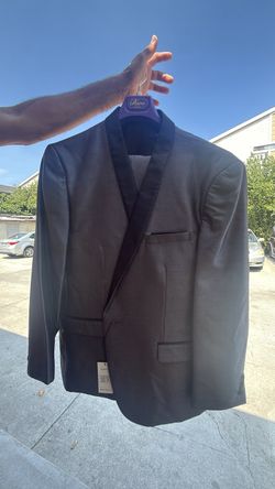 Gray and black Suit set