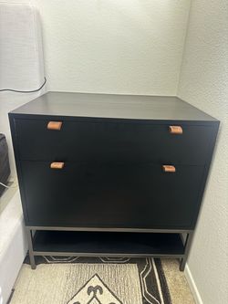 2 Trey Modular Filing Cabinet nightstands