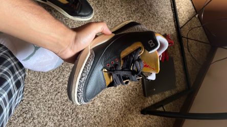 No box slightly used Jordan 3s