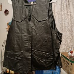 Montana vest leather