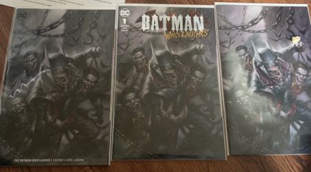 Batman who laughs cover done by LUCIO PARRILLO