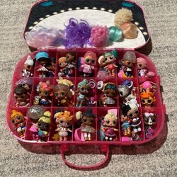 LOL Dolls and Carry Case
