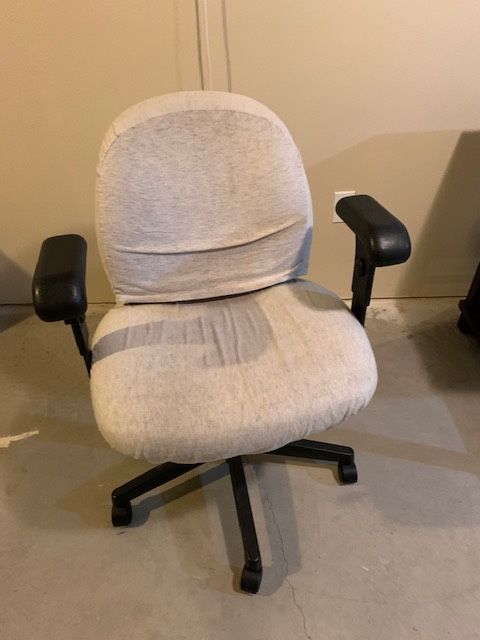 Office chair with cover