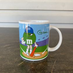 M&M's Green Baseball and Yellow Basketball Players Mug-2003