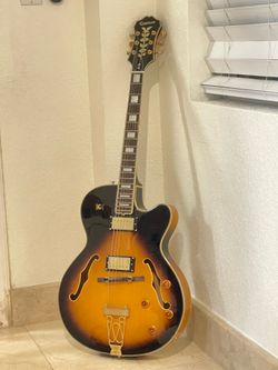 Vintage Korean Epiphone Emperor-II VS Semi Hollow Guitar + Hard Case