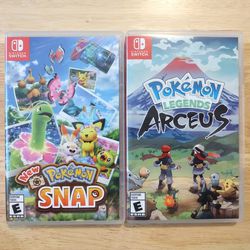 Pokemon Arceus & Snap Nintendo Switch 