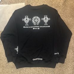 Chrome Hearts Black Crewneck Sweatshirt