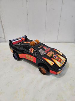 1996 Jingle All The Way Movie Time Racer Turbo Man Car Union 76 Works Fine With Batteries Included