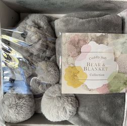 Cuddly Bear And Blanket