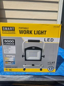 Smart Electrician Portable LED Work Light 5000 Lumens