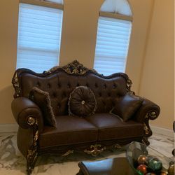 2 Couch, 1 Chair, 2 Tables 