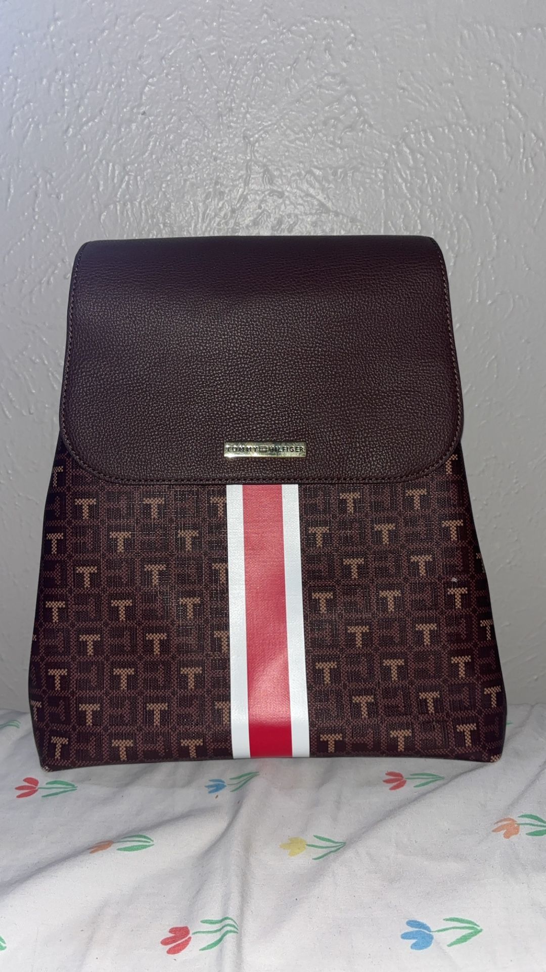 Tommy Hilfiger Backpack/Purse Bag.