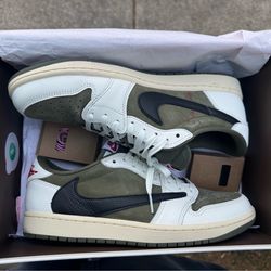 Air Jordan 1 Low Travis Scott Olive