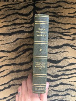Vintage Mark Twain’s Works – The Man That Corrupted Hadleyburg – Collier Hardcover