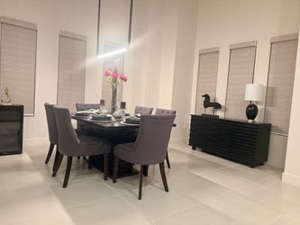 Modern 8 PC Dining Set