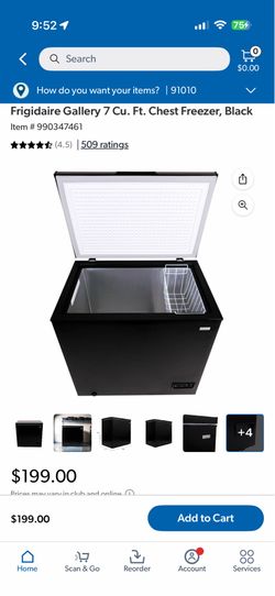 Frigidaire chest freezer