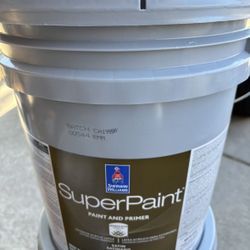 New Sealed Satin Exterior Paint (One 5gal Bucket & 5 Gallons. A Total Of 10 Galls) Color Dusted Truffle Brown For Just 200dlls ALL! Alvernon & Valenci