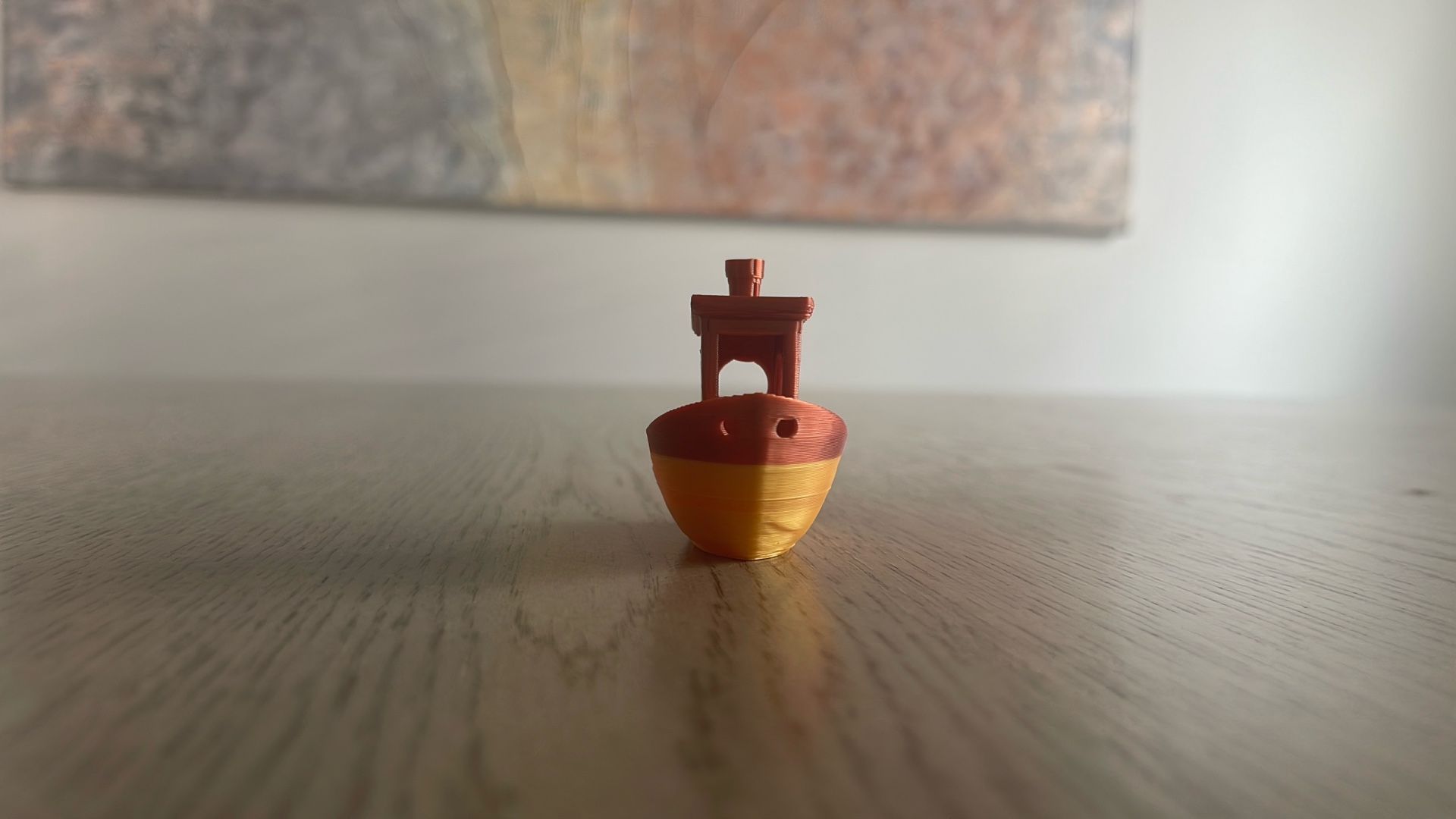 3D Printed Toy Boat (Colorful)