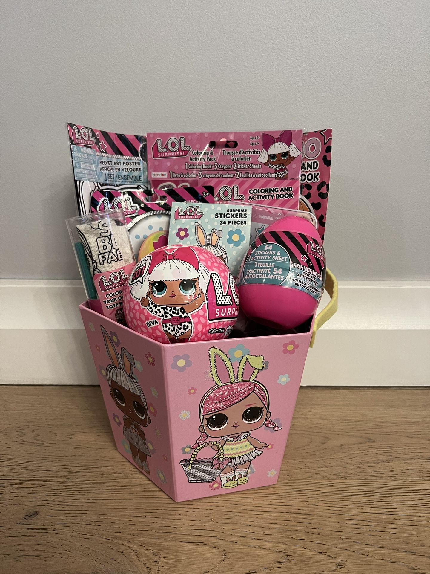 L.O.L. Surprise Easter Activity Basket