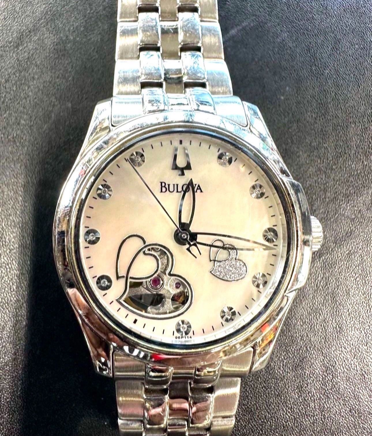 Bulova Heart-Face Watch