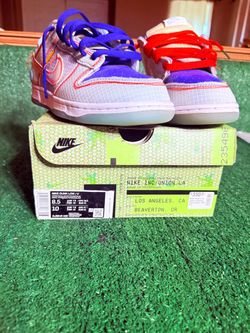 Union LA  x nike dunks passport size 8.5m preowmed