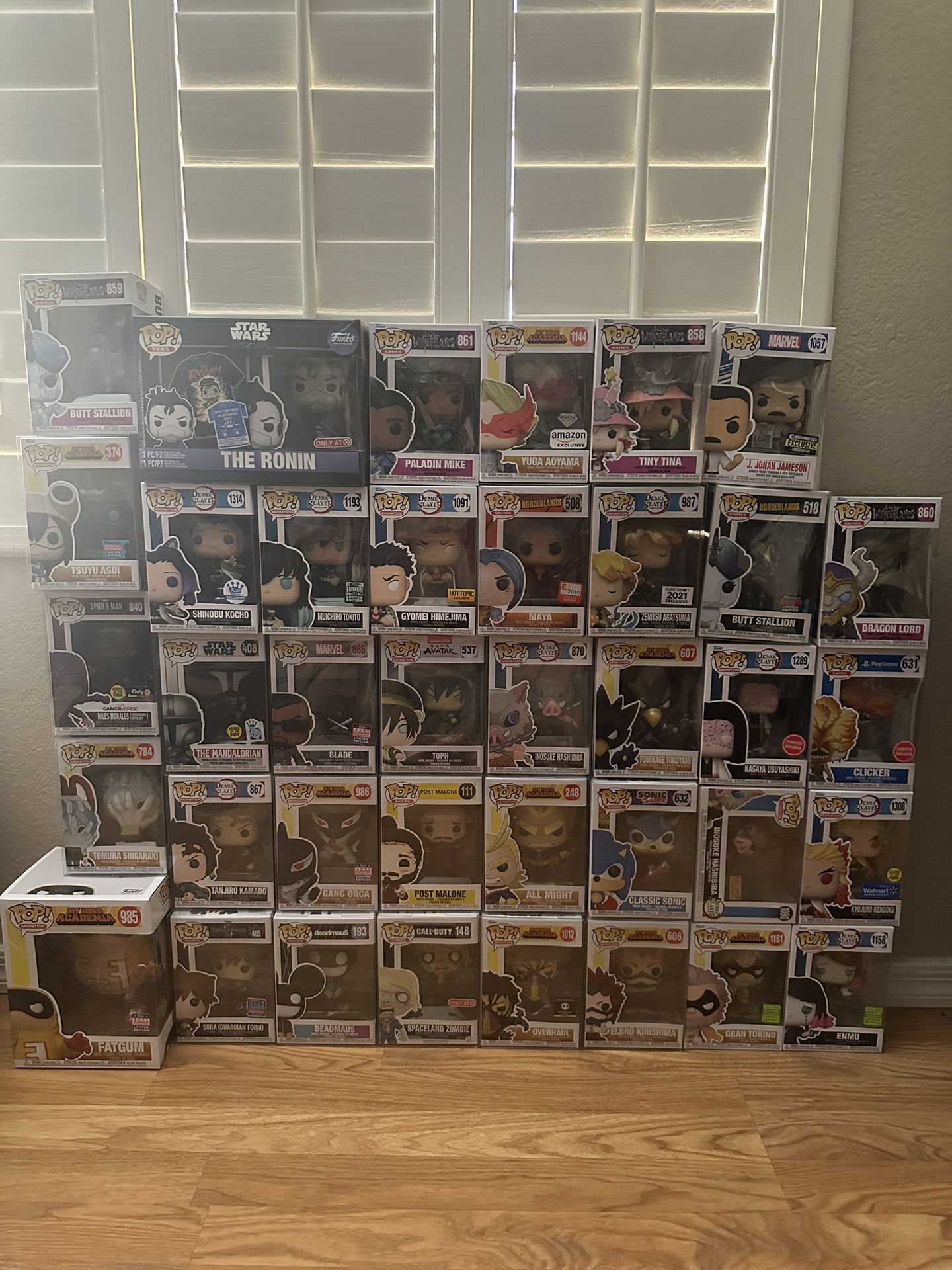 Large Funko Pop collection 