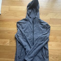 Lululemon Surge Jacket Hoodie Athletic Active Full Zip Heathered Gray m4886s S