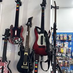 Guitar Hero & Rockband Guitars • Starting at $70