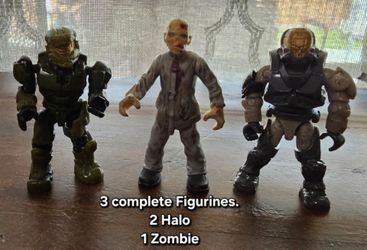 Mix and Match Lego Halo mini figurines. 3 complete and the rest for Parts to mix and match.