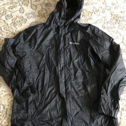 Mens Columbia Rain Jacket