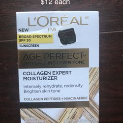 Loreal Age Perfect Anti-Sagging Moisturizer/ Lotion $12 Each