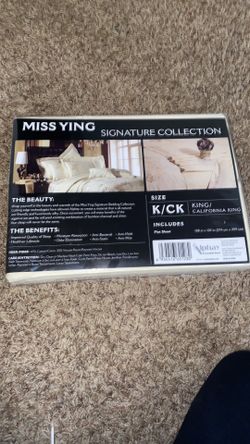 Miss Ying flat sheets and 2 pillow shams