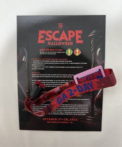 Escape Ticket (Saturday)