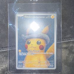 Pikachu With Grey Felt Hat 085 Van Gogh 