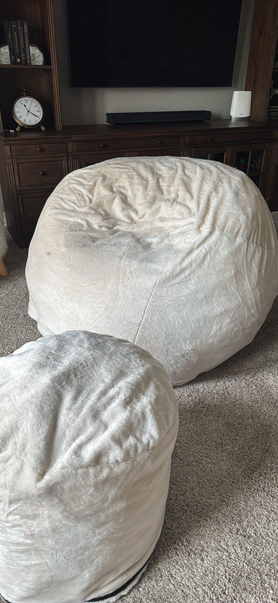 Ultimate Sac Bean Bag Chair And Ottoman