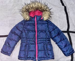 Kohl’s Brand SO Girls’ Blue & Pink Winter Coat Size 6 - EXCELLENT CONDITION