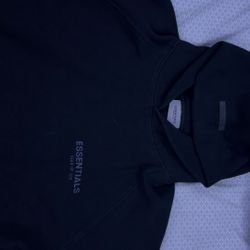 essentials hoodie black size men's M