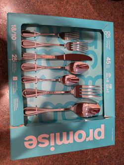 Gourmet Settings Promise 45-Piece Flatware Set