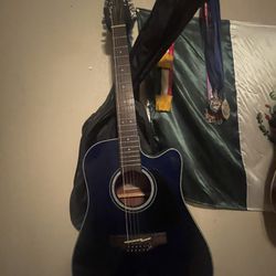 Takamine GD-30CE 12-String Acoustic-Electric Guitar  Blue