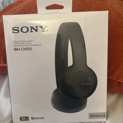 Sealed Sony Wireless-Bluetooth Hands-Free Calling  Headphones ( WH-CH 510 ) 