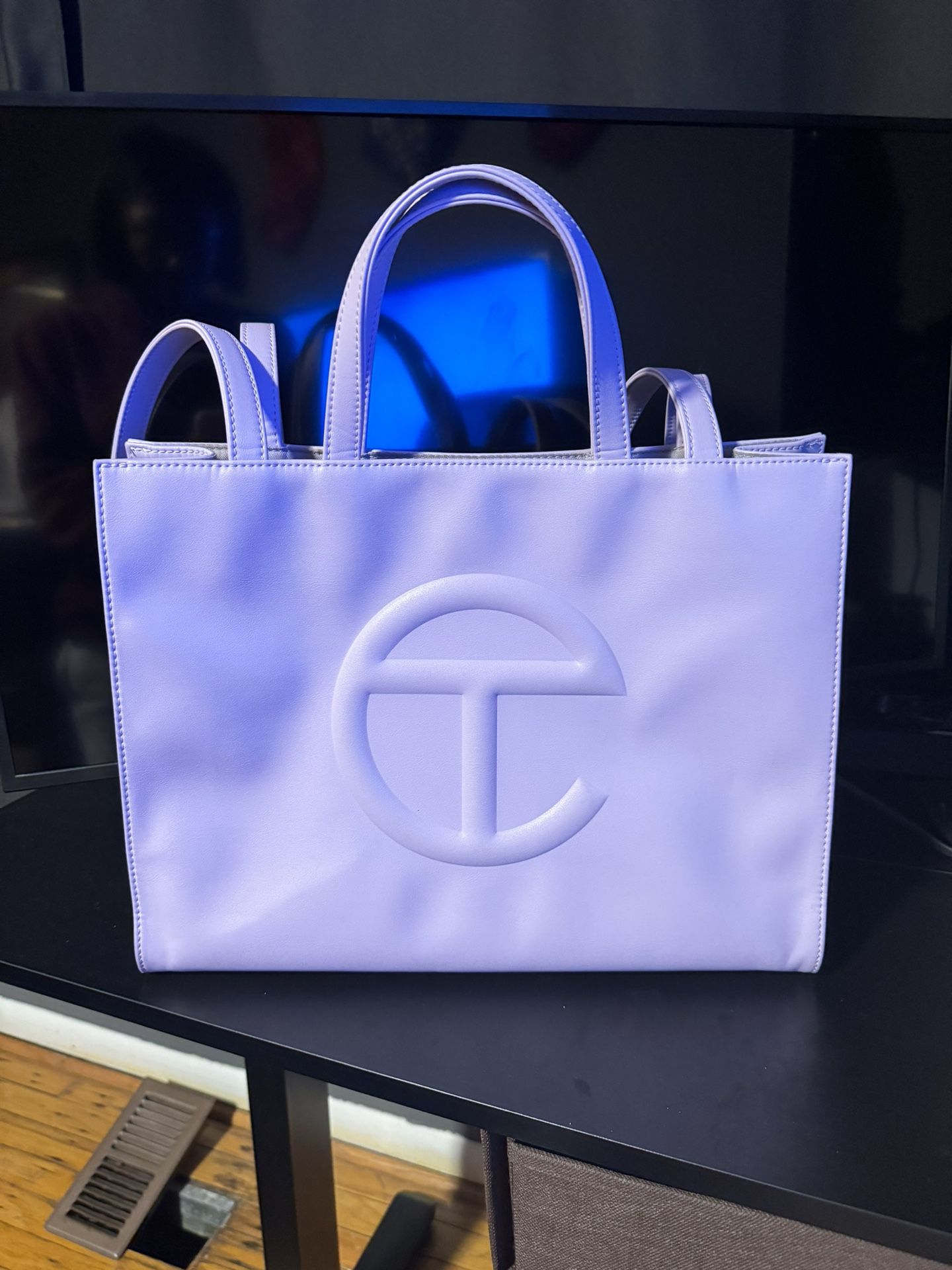 TELFAR Lavender Medium Shopping Bag