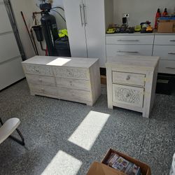 Drawer And Night Stand White