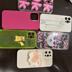 New iPhone 12 Pro Cases Cute Cat Pink Phone case 