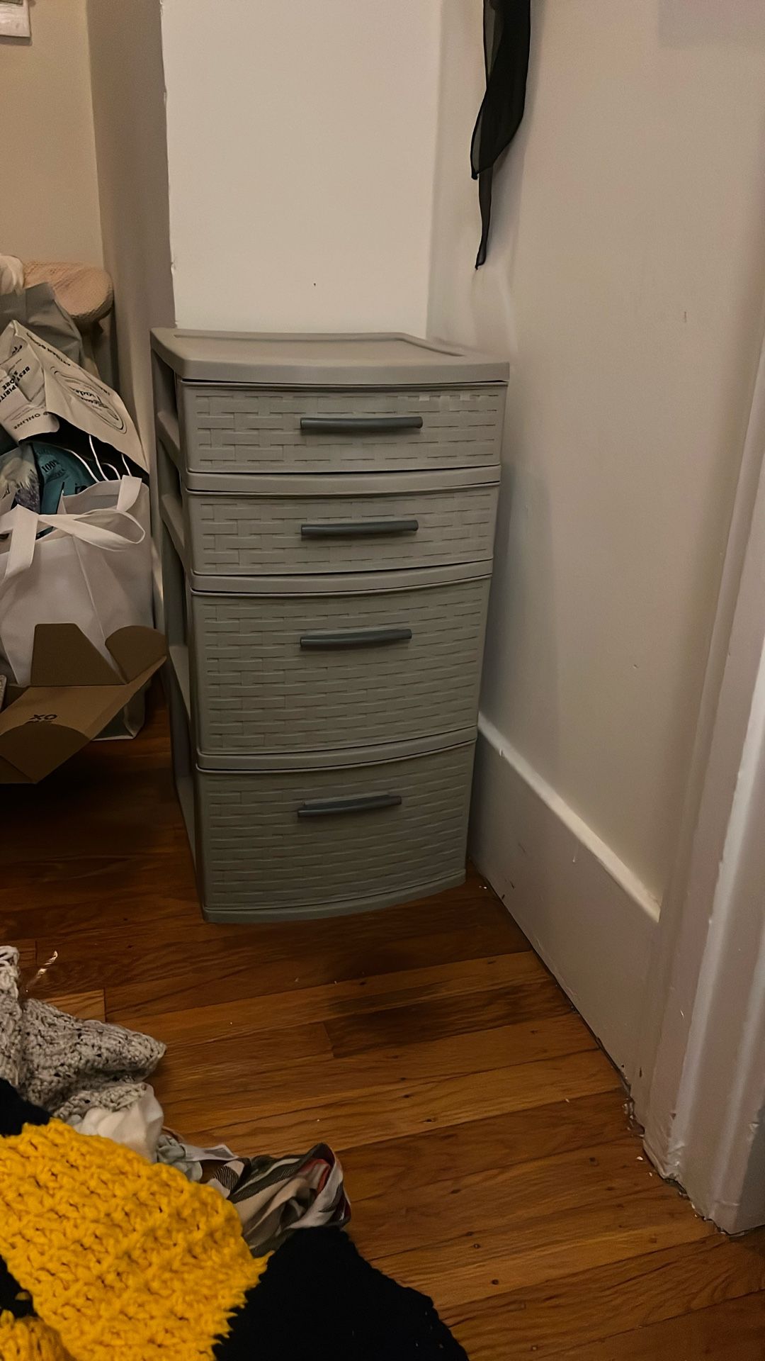 Grey Plastic Storage Container